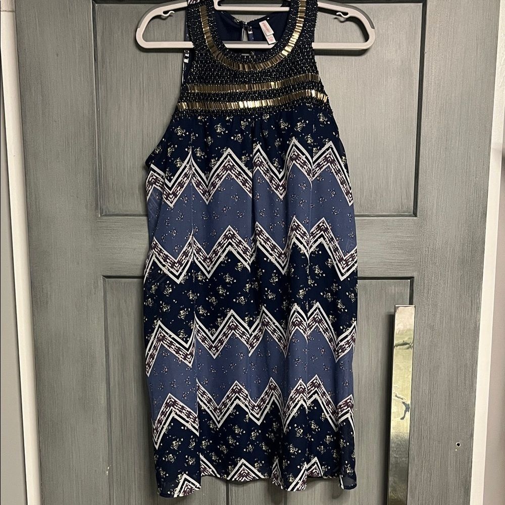Xhilaration Bohemian Embellished Dress